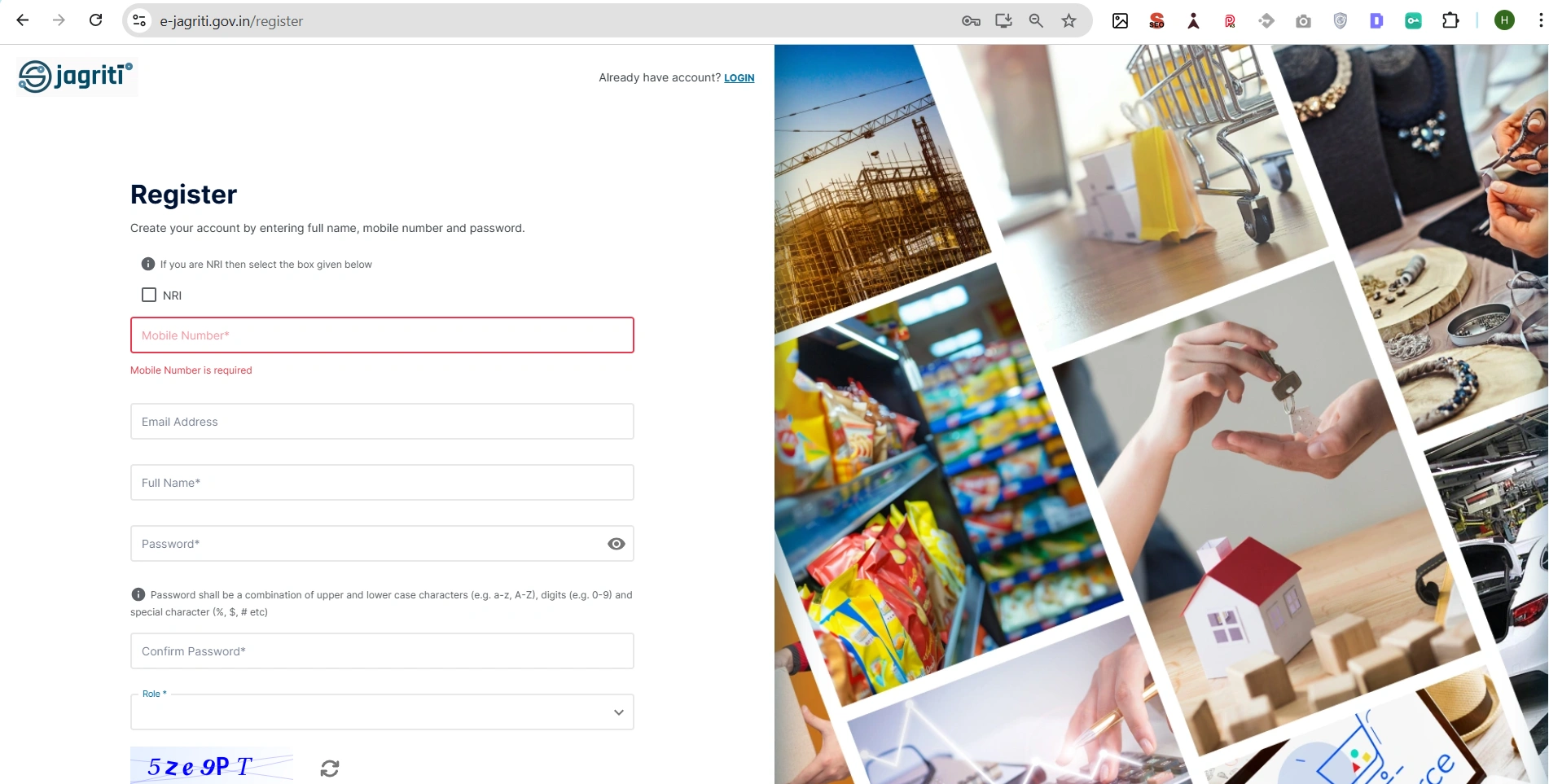 e-Jagriti Registration