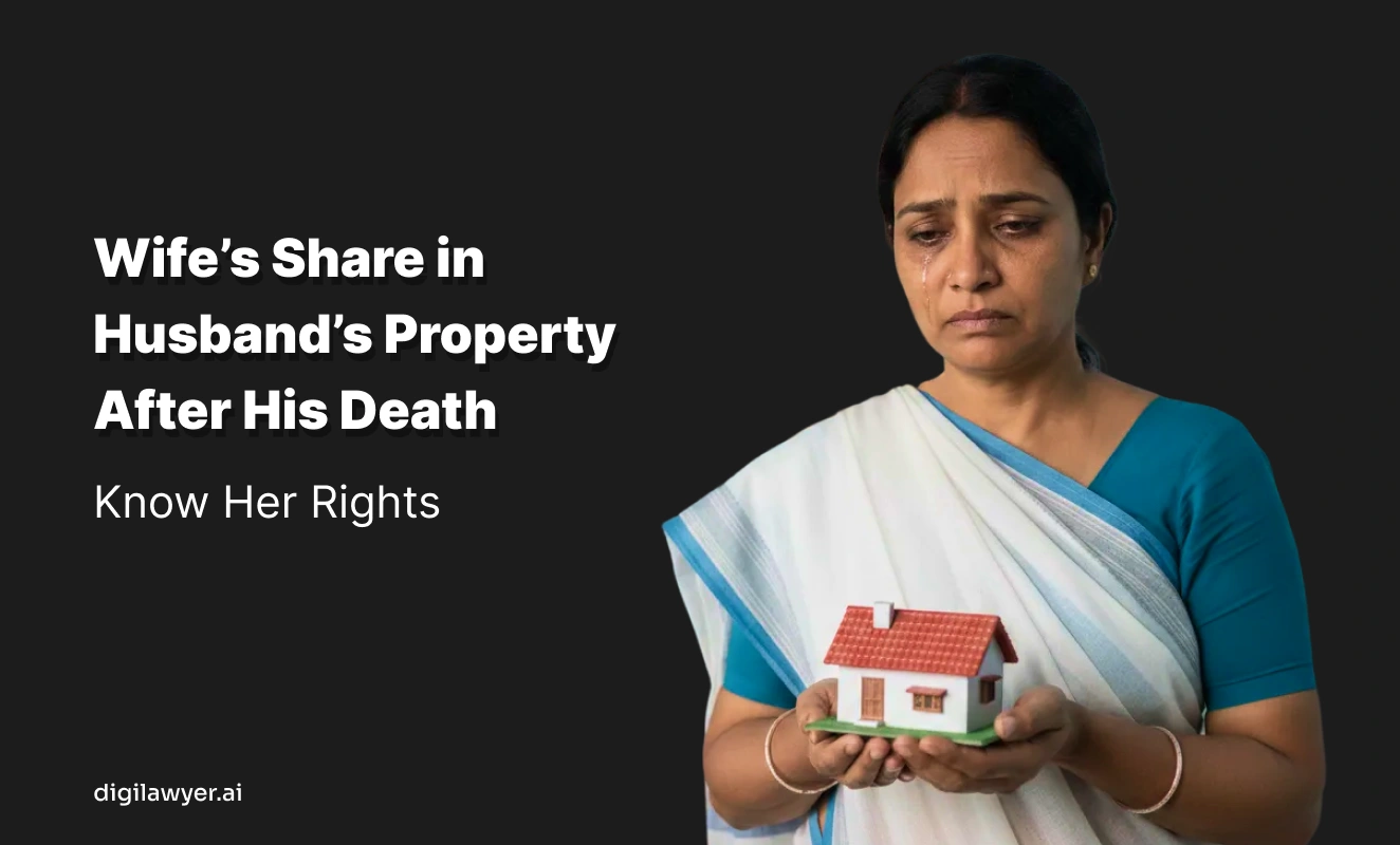 Wife’s Share in Husband’s Property After His Death