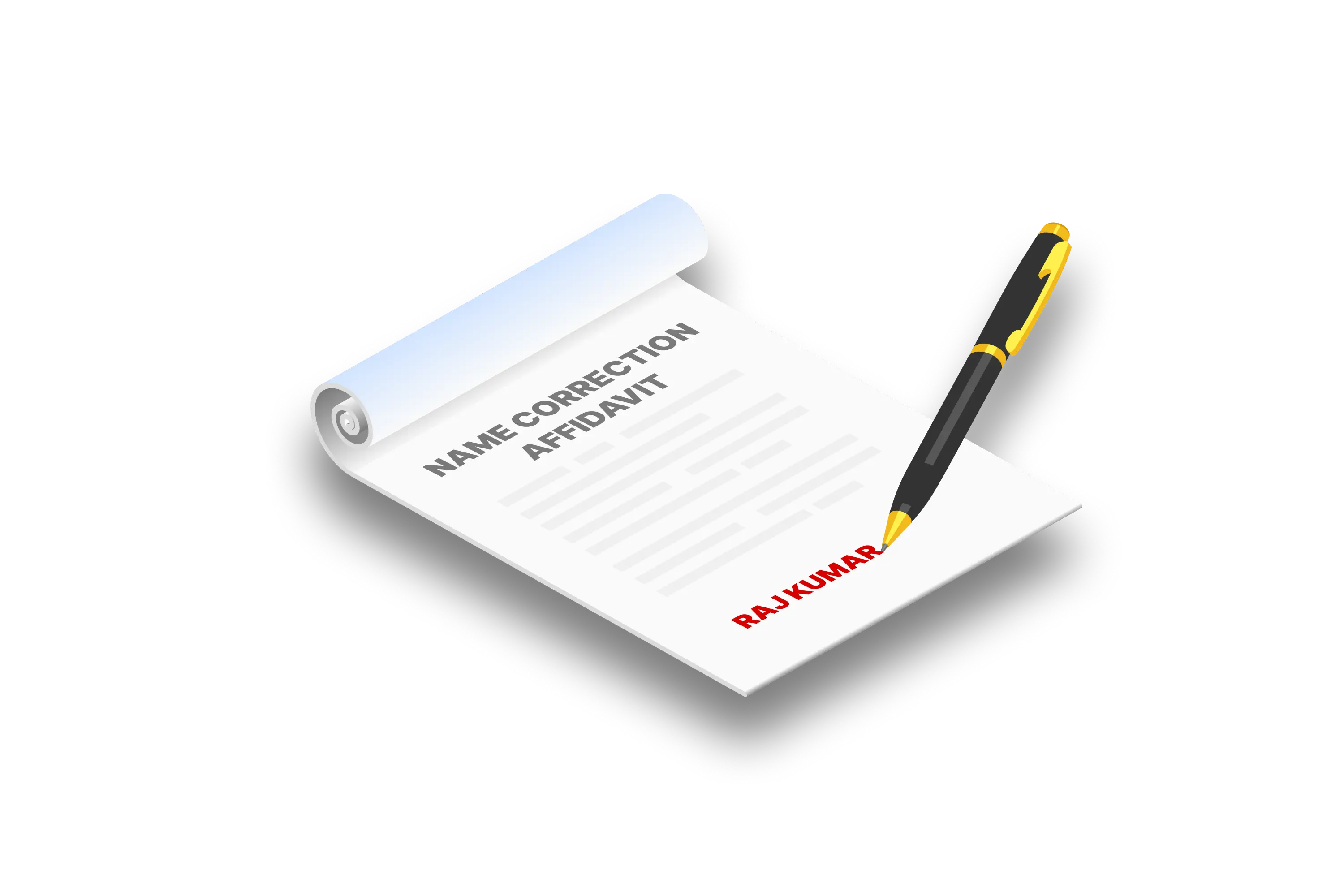 Name Correction Affidavit Format
