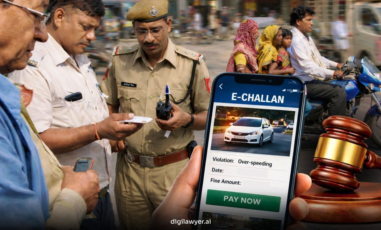 delhi e-challan